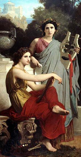 William-Adolphe Bouguereau L'Art et la Litterature